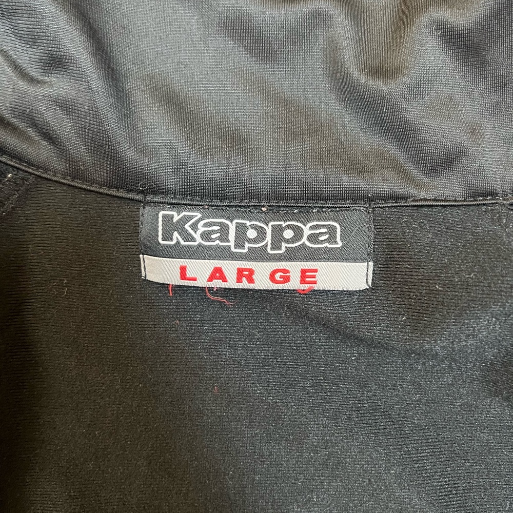 Black Kappa Italia zip up size large - Picture 7 of 8